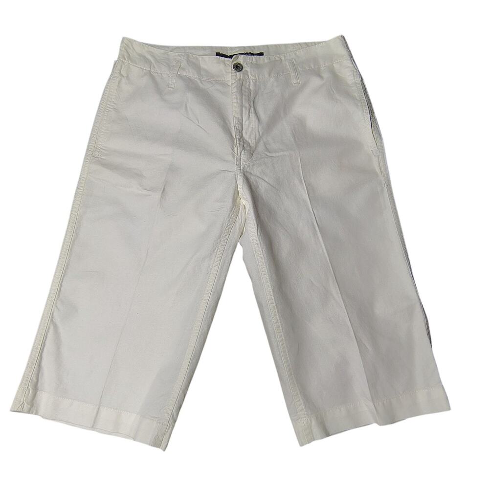 Diesel StyleLab Linen White Cargo Shorts Women's Medium Made in Italy